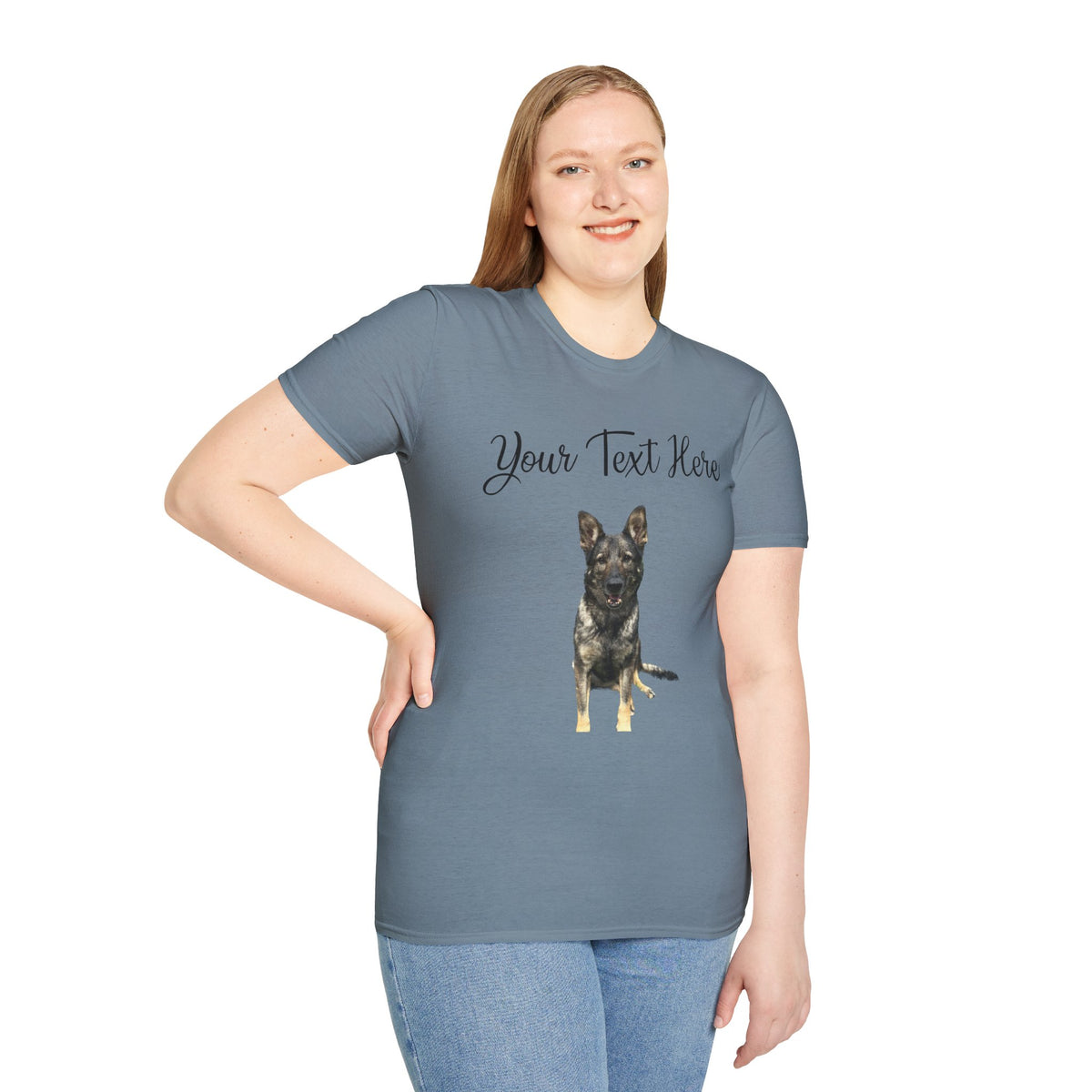 Custom Photo and Text Tee