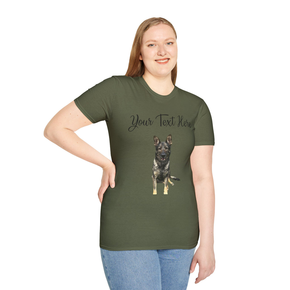 Custom Photo and Text Tee