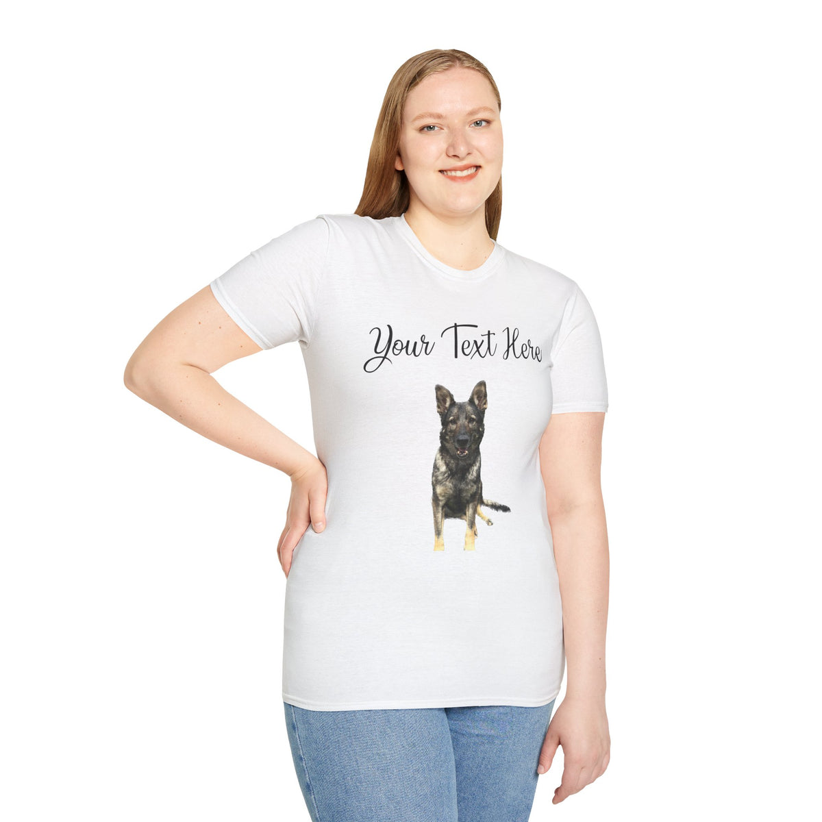 Custom Photo and Text Tee