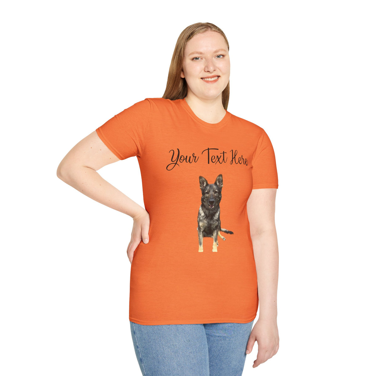 Custom Photo and Text Tee