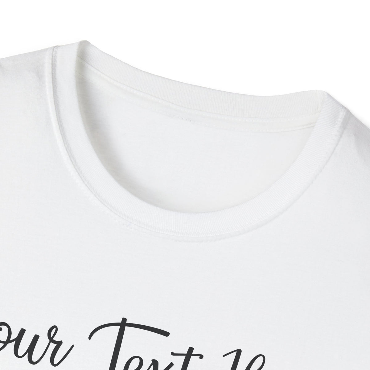 Custom Photo and Text Tee