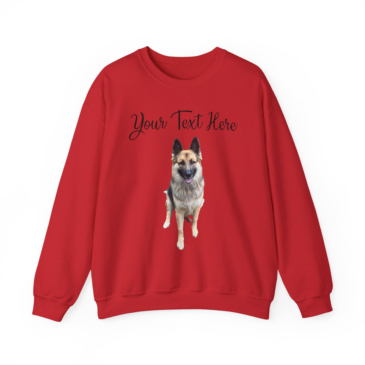 Custom Photo and Text Crewneck
