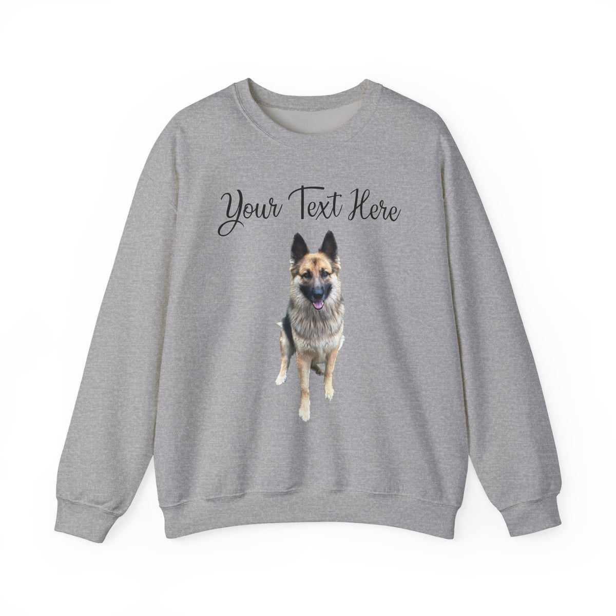Custom Photo and Text Crewneck