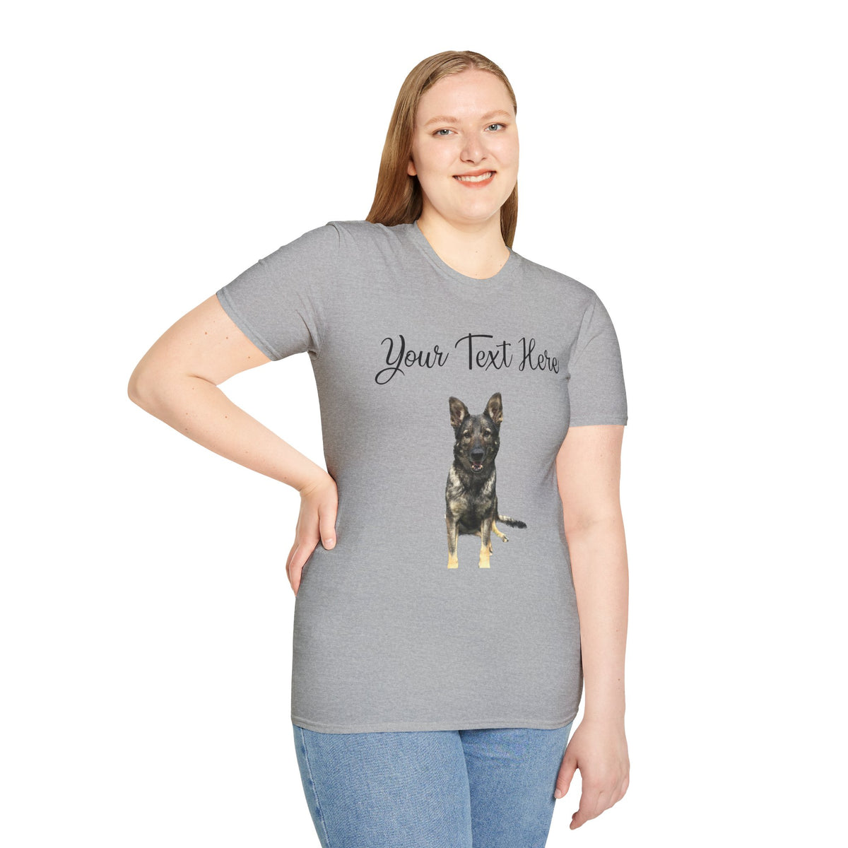 Custom Photo and Text Tee