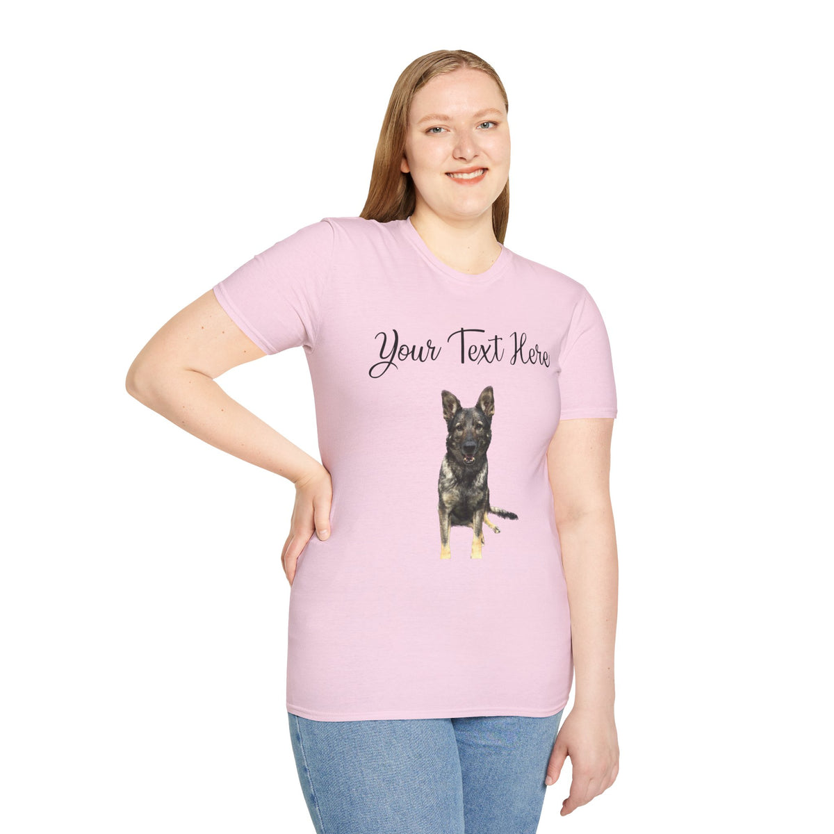 Custom Photo and Text Tee
