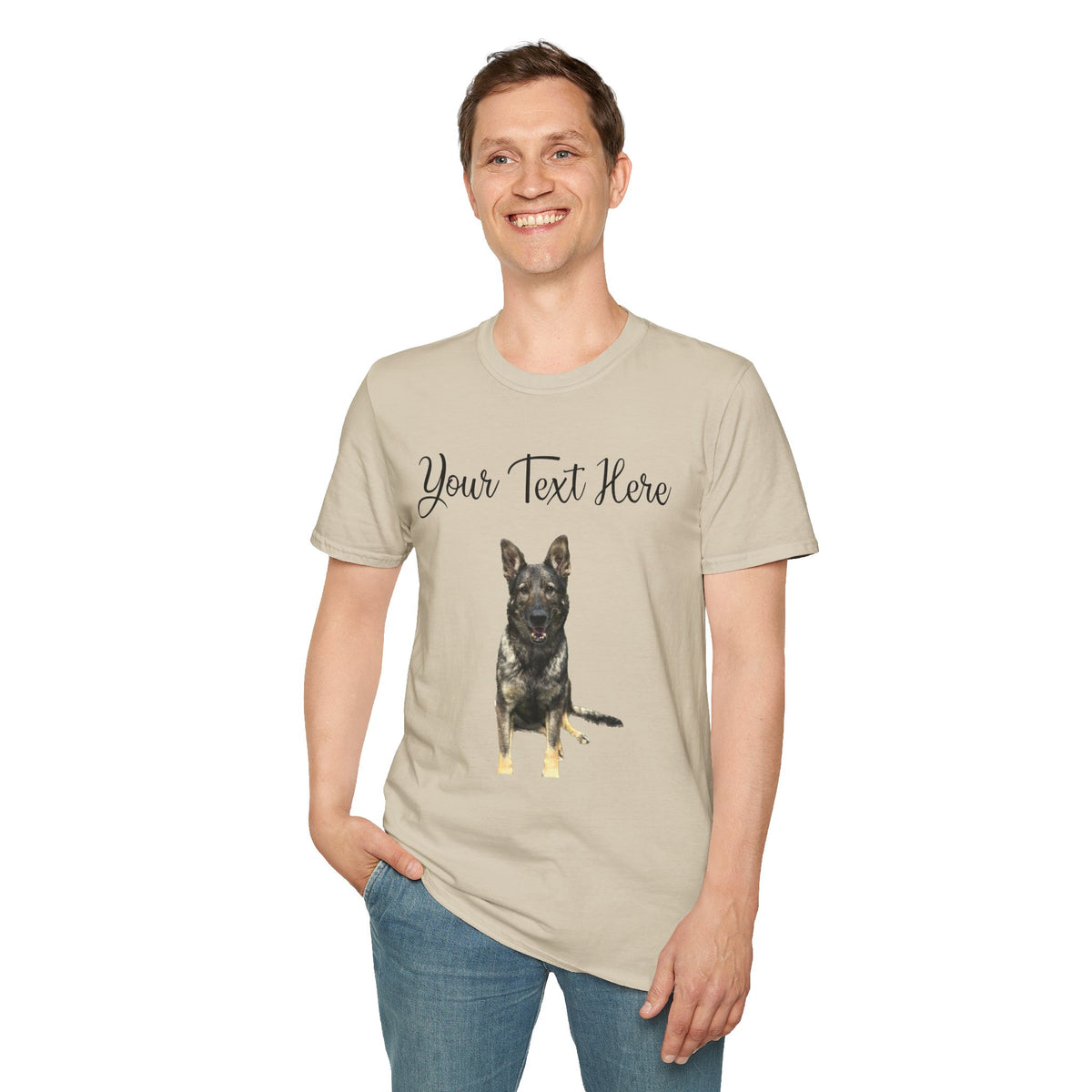 Custom Photo and Text Tee