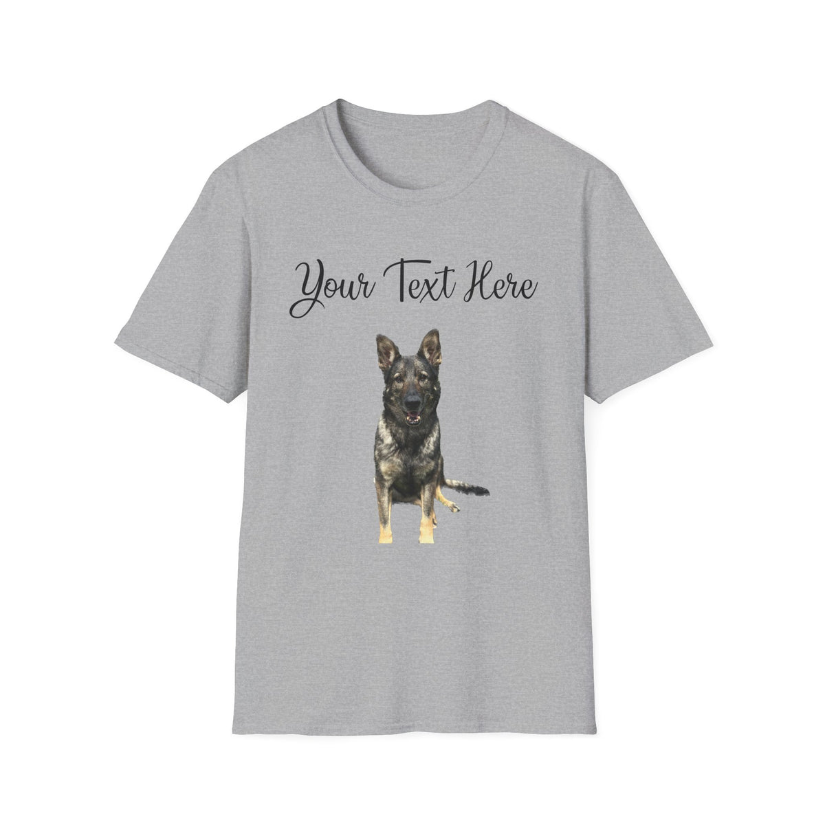 Custom Photo and Text Tee