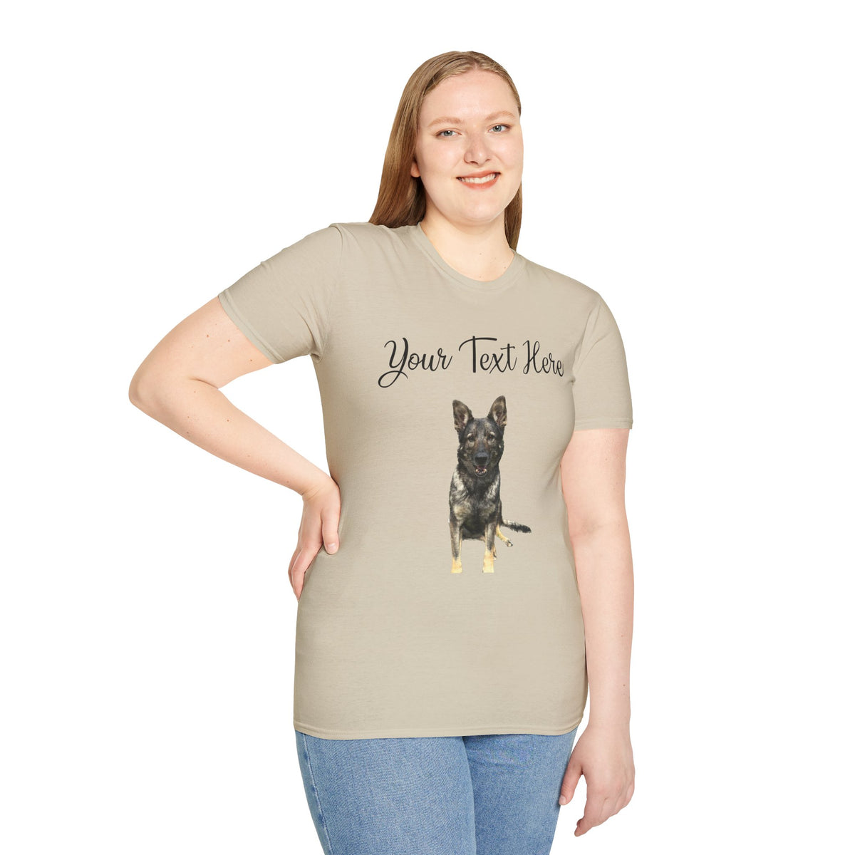 Custom Photo and Text Tee