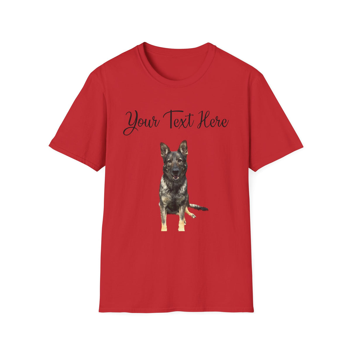 Custom Photo and Text Tee