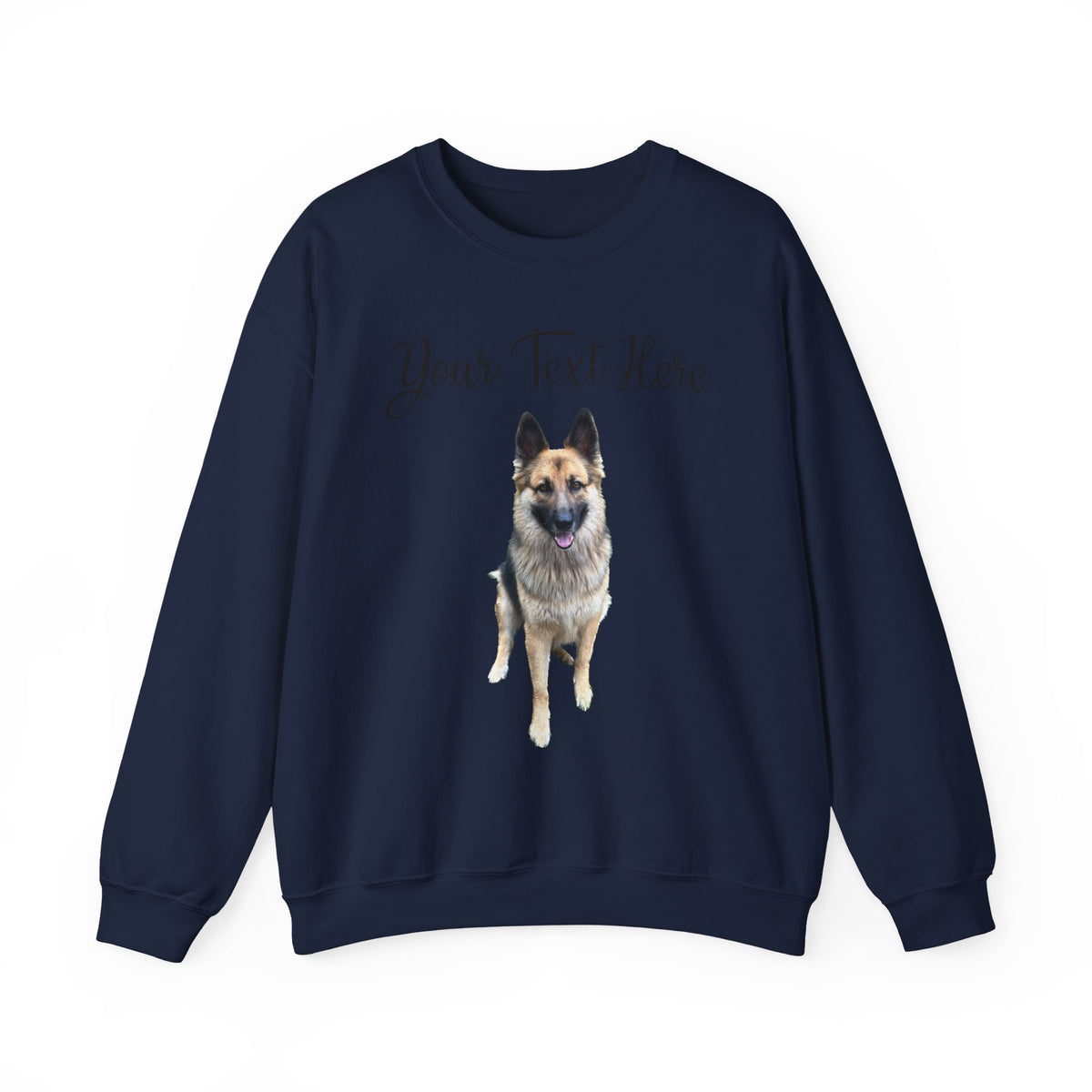 Custom Photo and Text Crewneck