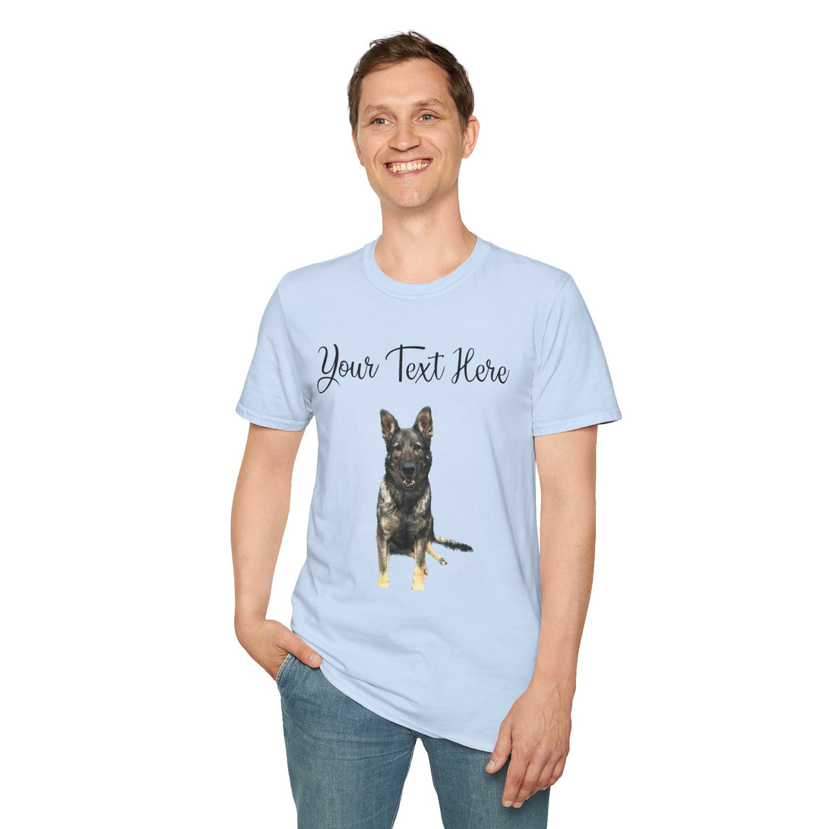 Custom Photo and Text Tee