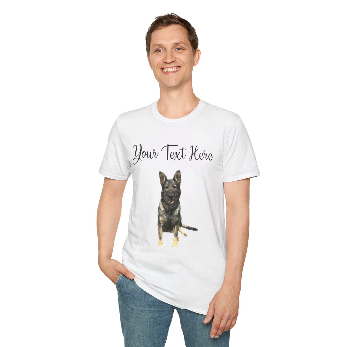Custom Photo and Text Tee